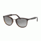 Prada PR22SS Sunglasses 2AU3M1-52 - Havana Frame, Grey Gradient Lenses