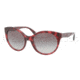 Prada PR23OS Progressive Prescription Sunglasses PR23OS-KAQ0A7-5620 - Lens Diameter 56 mm, Frame Color Red Havana