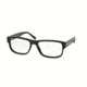 Prada PR23RV Eyeglass Frames 1AB1O1-56 - Black Frame