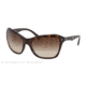 Prada SWING PR24NS Single Vision Prescription Sunglasses PR24NS-2AU6S1-61 - Lens Diameter 61 mm, Frame Color Havana