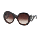 Prada PR27NSA Sunglasses 2AU6S1-55 - Havana Frame, Brown Gradient Lenses