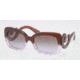 Prada PR27OS Sunglasses OAY6P1-5419 - Brown Gradient Violet Frame, Brown Gradient Lenses