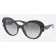 Prada PR28NS Sunglasses 1AB3M1-5619 - Black Frame, Gray Gradient Lenses