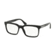 Prada PR28RV Single Vision Prescription Eyeglasses 1AB1O1-56 - Black Frame