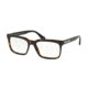 Prada PR28RV Single Vision Prescription Eyeglasses 2AU1O1-56 - Havana Frame