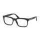 Prada PR28RV Single Vision Prescription Eyeglasses TV61O1-54 - Matte Brushed Brown Frame