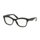 Prada PR29RVF Single Vision Prescription Eyeglasses 1AB1O1-54 - Black Frame