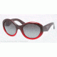 Prada PR30PS Progressive Prescription Sunglasses PR30PS-MAX5W1-55 - Lens Diameter 55 mm, Lens Diameter 55 mm, Frame Color Bordeaux Gradient