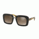 Prada PR30RS Single Vision Prescription Sunglasses PR30RS-UBT4O2-51 - Lens Diameter 51 mm, Frame Color Ebony Malabar