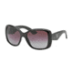 Prada PR32PS Single Vision Prescription Sunglasses PR32PS-1AB2A0-57 - Lens Diameter 57 mm, Frame Color Black