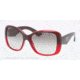 Prada PR32PS Single Vision Prescription Sunglasses PR32PS-MAX0A7-57 - Lens Diameter 57 mm, Lens Diameter 57 mm, Frame Color Bordeaux Gradient