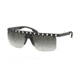 Prada PR50RS Single Vision Prescription Sunglasses PR50RS-1BO0A7-62 - Lens Diameter 62 mm, Frame Color Matte Black