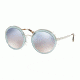 Prada PR50TS Single Vision Prescription Sunglasses PR50TS-VYS5R0-54 - Lens Diameter 54 mm, Frame Color Transparent Azure