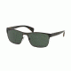 Prada PR51OS Progressive Prescription Sunglasses PR51OS-DHG3O1-58 - Lens Diameter 58 mm, Frame Color Antique Brushed Gunmetal