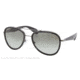 Prada PR51PS Single Vision Prescription Sunglasses PR51PS-5AV3M1-56 - Lens Diameter 56 mm, Frame Color Gunmetal