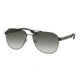 Prada PR51RS Bifocal Prescription Sunglasses PR51RS-1BO0A7-60 - Lens Diameter 60 mm, Frame Color Matte Black