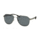 Prada PR51RS Bifocal Prescription Sunglasses PR51RS-7CQ5Z1-60 - Lens Diameter 60 mm, Frame Color Matte Gunmetal