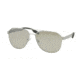 Prada PR51RS Bifocal Prescription Sunglasses PR51RS-TKH1I2-60 - Lens Diameter 60 mm, Frame Color Alluminium
