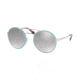 Prada PR51SS Progressive Prescription Sunglasses PR51SS-VHT1A0-54 - Lens Diameter 54 mm, Frame Color Silver / Azure