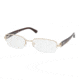 Prada PR52NV #AB61O1 - Pale Gold Demo Lens Frame