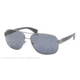 Prada PR52PS Bifocal Prescription Sunglasses PR52PS-7CQ5Z1-61 - Lens Diameter 61 mm, Frame Color Matte Gunmetal