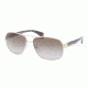 Prada PR52PS Bifocal Prescription Sunglasses PR52PS-ZVN1X1-6115 - Lens Diameter 61 mm, Frame Color Pale Gold