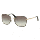 Prada PR52SS Progressive Prescription Sunglasses PR52SS-1AB0A7-58 - Lens Diameter 58 mm, Frame Color Black/pale Gold