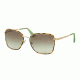 Prada PR52SS Progressive Prescription Sunglasses PR52SS-7S04K1-58 - Lens Diameter 58 mm, Frame Color Pale Gold