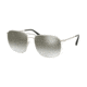 Prada PR52TS Sunglasses 1AP4S1-60 - Matte Silver Frame, Gradient Grey Mirror Silver Lenses