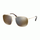 Prada PR52TS Sunglasses 5AK4L0-60 - Gold Frame, Dark Grey Mirror Gold Lenses