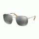 Prada PR52TS Sunglasses 5AV7W1-60 - Lead Frame, Grey Mirror Silver Lenses