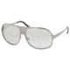 Prada PR53LS Sunglasses 5AV4S1-5913 - Shiny Gun Metal Gray Grad. Mirror Silver