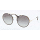 Prada PR53PS Sunglasses 2AU0A7-54 - Pale Gold/havana Frame, Grey Gradient Lenses