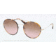 Prada PR53PS Sunglasses 7S05P1-54 - Pale Gold/yellow Havana Frame, Violet Gradient Lenses