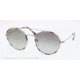Prada PR53PS Sunglasses KAD0A7-54 - Gunmetal/white Havana Frame, Gray Gradient Lenses