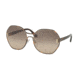 Prada PR53TS Single Vision Prescription Sunglasses PR53TS-2AU3D0-62 - Lens Diameter 62 mm, Frame Color Pale Gold / Havana