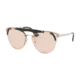 Prada PR53US Single Vision Prescription Sunglasses PR53US-1AB4Q0-42 - Lens Diameter 42 mm, Frame Color Silver / Black