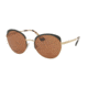 Prada PR54SS Bifocal Prescription Sunglasses PR54SS-LAX6N0-59 - Lens Diameter 59 mm, Frame Color Antique Gold/black