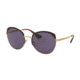 Prada PR54SS Bifocal Prescription Sunglasses PR54SS-LAX6O2-59 - Lens Diameter 59 mm, Frame Color Antique Gold/black