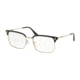 Prada PR55VV Bifocal Prescription Eyeglasses, 53mm, Matte Pale Gold/Black, PR55VV-2801O1-53-BI