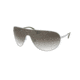 Prada PR55XS Sunglasses 1BC5O0-42 - , Gradient Grey Mirror Silver Lenses