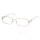 Prada PR56NV #ZVN1O1 - Pale Gold Demo Lens Frame