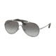 Prada PR56SS Progressive Prescription Sunglasses PR56SS-7AX5O0-59 - Lens Diameter 59 mm, Frame Color Top Black / Gunmetal