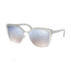 Prada PR56TS Progressive Prescription Sunglasses PR56TS-73E5R0-57 - Lens Diameter 57 mm, Frame Color Transparent Grey/silver