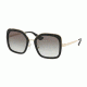 Prada PR57US Prescription Sunglasses, 54mm, Black, PR57US-1AB0A7-54-SV