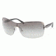 Prada PR59OS Sunglasses 5AV3M1-0139 - Gunmetal Frame, Gray Gradient Lenses