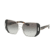Prada PR59SS Progressive Prescription Sunglasses PR59SS-1AB0A7-54 - Lens Diameter 54 mm, Frame Color Silver / Black