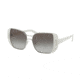 Prada PR59SS Progressive Prescription Sunglasses PR59SS-USB0A7-54 - Lens Diameter 54 mm, Frame Color Silver/ivory