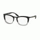 Prada PR60RV Eyeglass Frames TV71O1-51 - Black Gradient Grey Frame