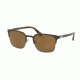 Prada PR61SS Single Vision Prescription Sunglasses PR61SS-U6C5Y1-55 - Lens Diameter 55 mm, Frame Color Grey/gunmetal